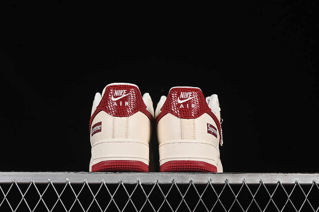 Nike [DF0188-040]-[AIR FORCE 1 07 LOW SUPREME BEIGE/RED]-[WOMAN:36-39]-[MAN:40-45] - Image 14