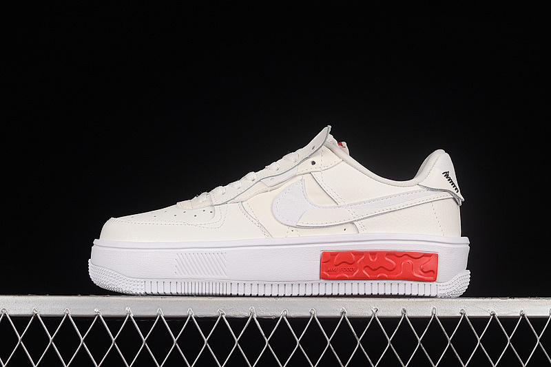 Nike Nike AIR FORCE 1 FONTANKA PHANTOM-WHITE/UNIVERSITY RED · DH1290-001, photo 1