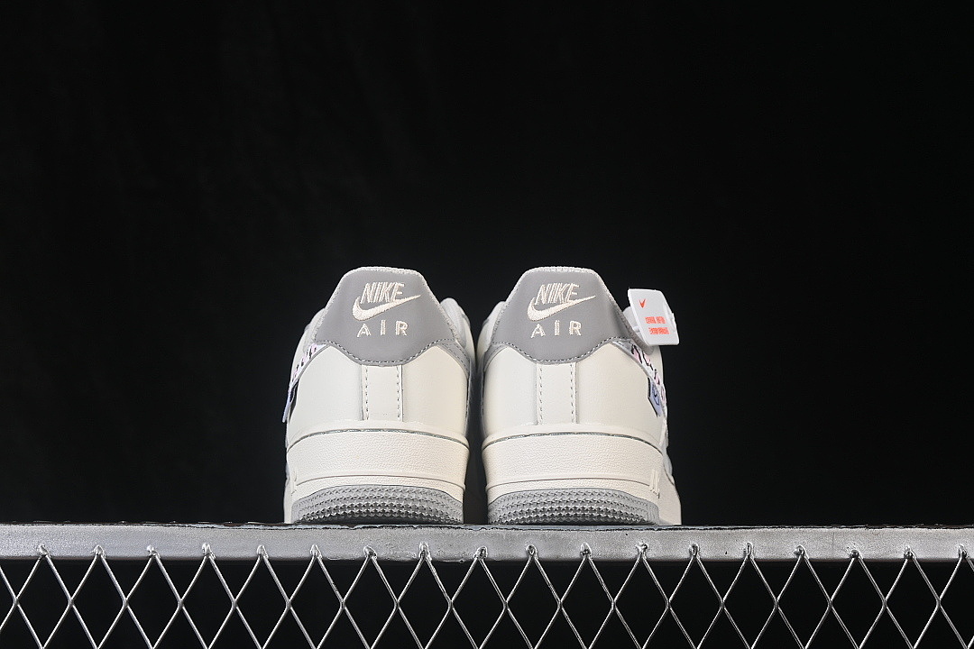 Nike [FB1839-323]-[AIR FORCE 1 07 LOW CASUAL SNEAKERS WHITE/GREY/WHITE]-[WOMAN:36-39]-[MAN:40-45] - Image 14