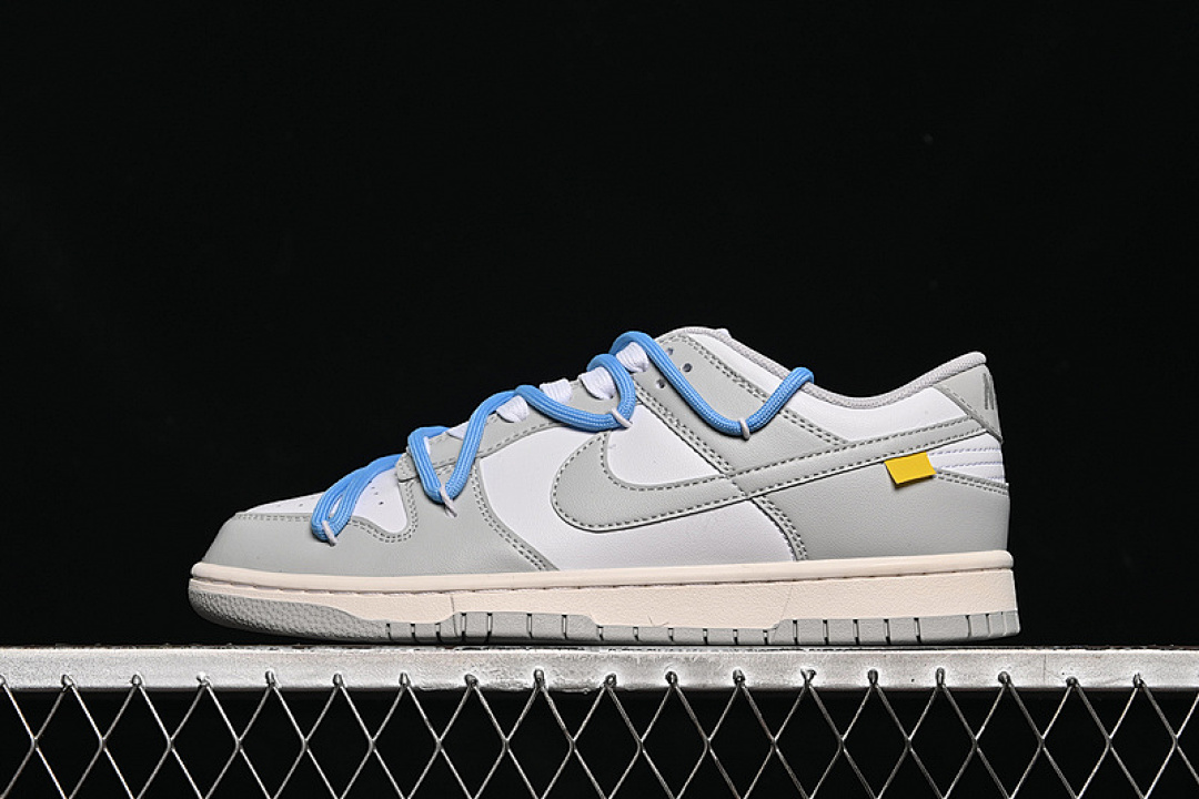 Unbranded [DD1391-100]-[SB DUNK LOW WHITE/GREY/BLUE]-[MAN:39-46], photo 1