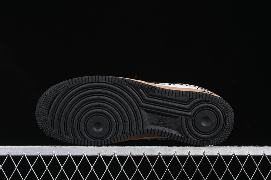 Nike [KK1988-048]-[AIR FORCE 1 07 LOW BLACK/GREY/WHITE/BROWN]-[WOMAN:36-39]-[MAN:40-45] - Image 15