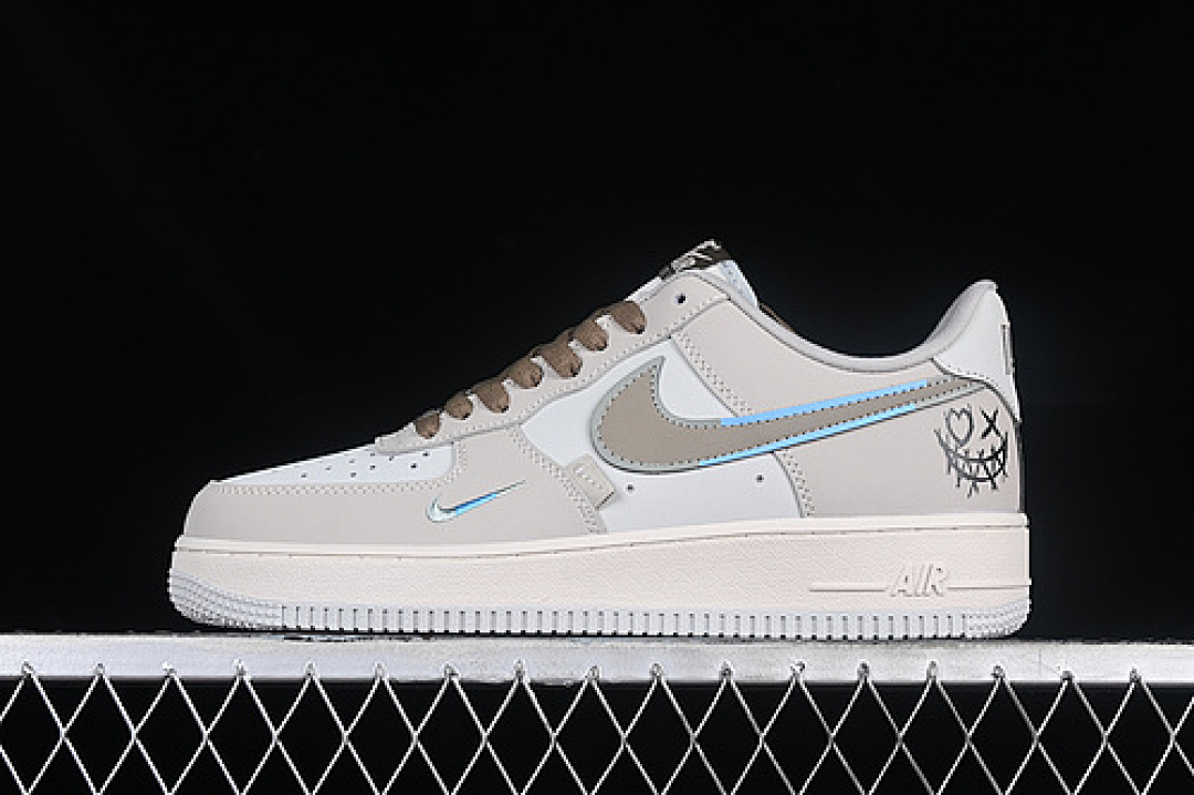 Nike [XL2312-111]-[AIR FORCE 1 07 LOW JOKER COFFEE WHITE/GREY/BROWN]-[WOMAN:36-39]-[MAN:40-45], photo 1