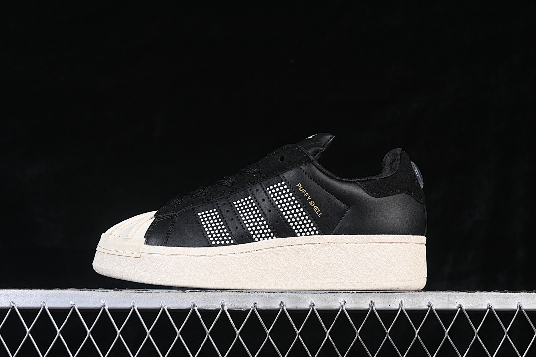 Unbranded [KJ6976]-[ORIGINALS SUPERSTAR PUFFY SHELL CASUAL SHOES BLACK/WHITE]-[WOMAN:35-39]-[MAN:40-45], photo 1
