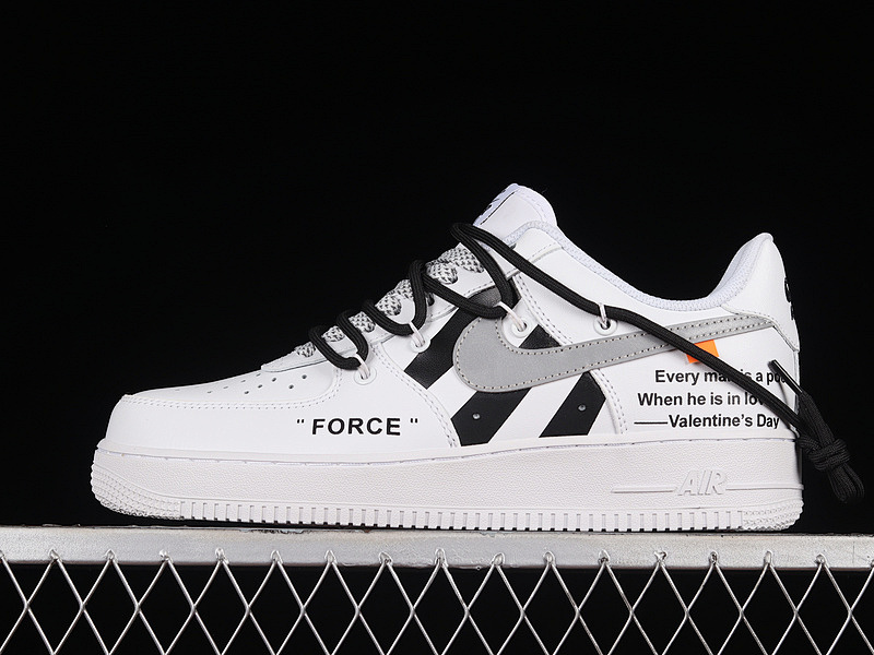 Nike Nike AIR FORCE 1 LOW 07 WHITE/BLACK/SILVER · CV1724-115, photo 1
