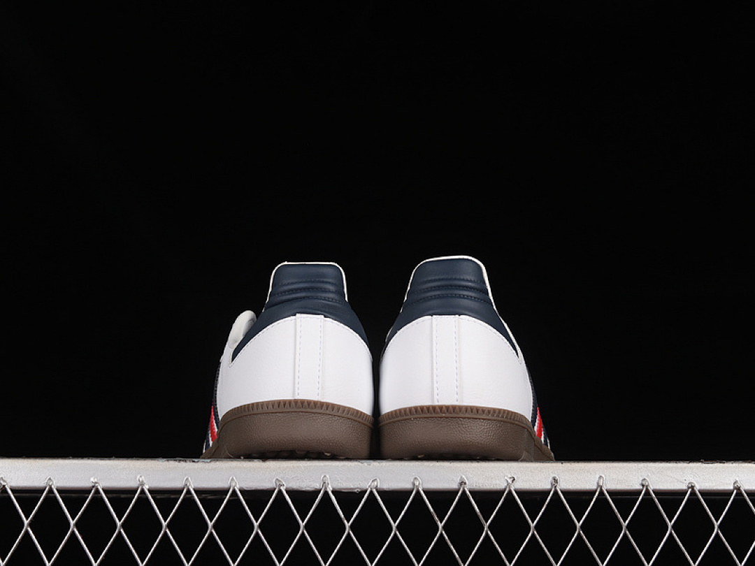 Adidas [F75247]-[SAMBA VEGAN OG SHOES CLOUD WHITE/CORE BLACK/RED]-[WOMAN:36-39]-[MAN:40-45] - Image 13
