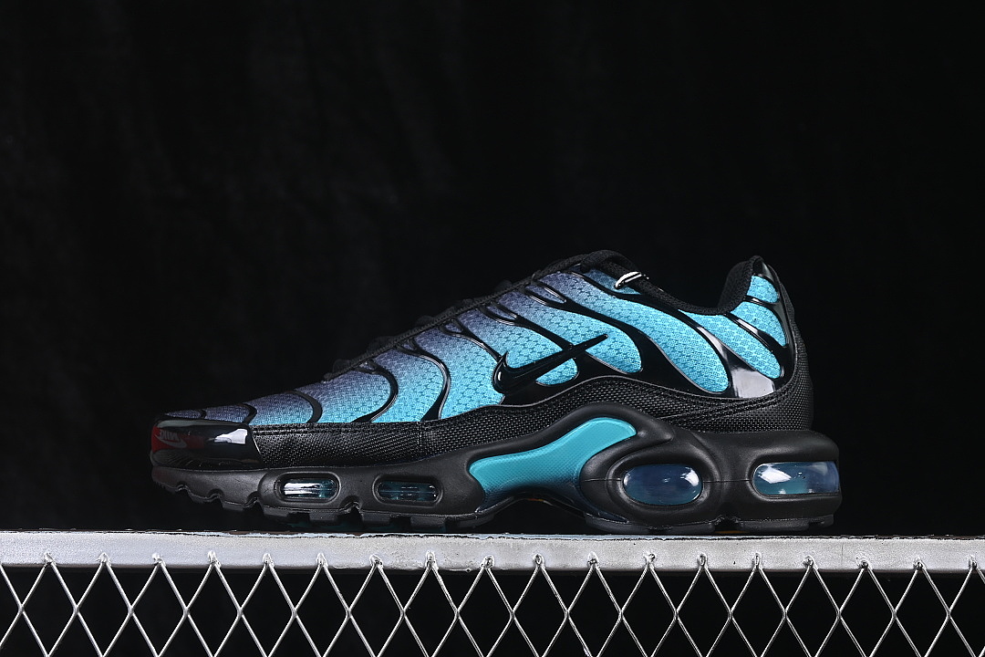 Nike AIR MAX PLUS AIR CUSHION SHOES SKY BLUE/BLACK · DM0032-016, photo 1