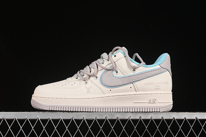 Nike Nike AIR FORCE 1 07 LOW LV GREY/BLUE · DM6868-095, photo 1