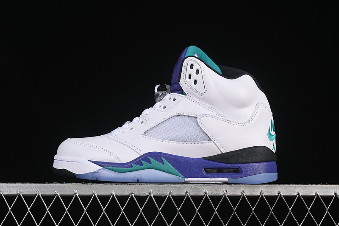 Jordan AIR Jordan 5 OG GRAPE WHITE/NEW EMERALD/GRAPE ICE/BLACK · HQ7978-100, photo 1