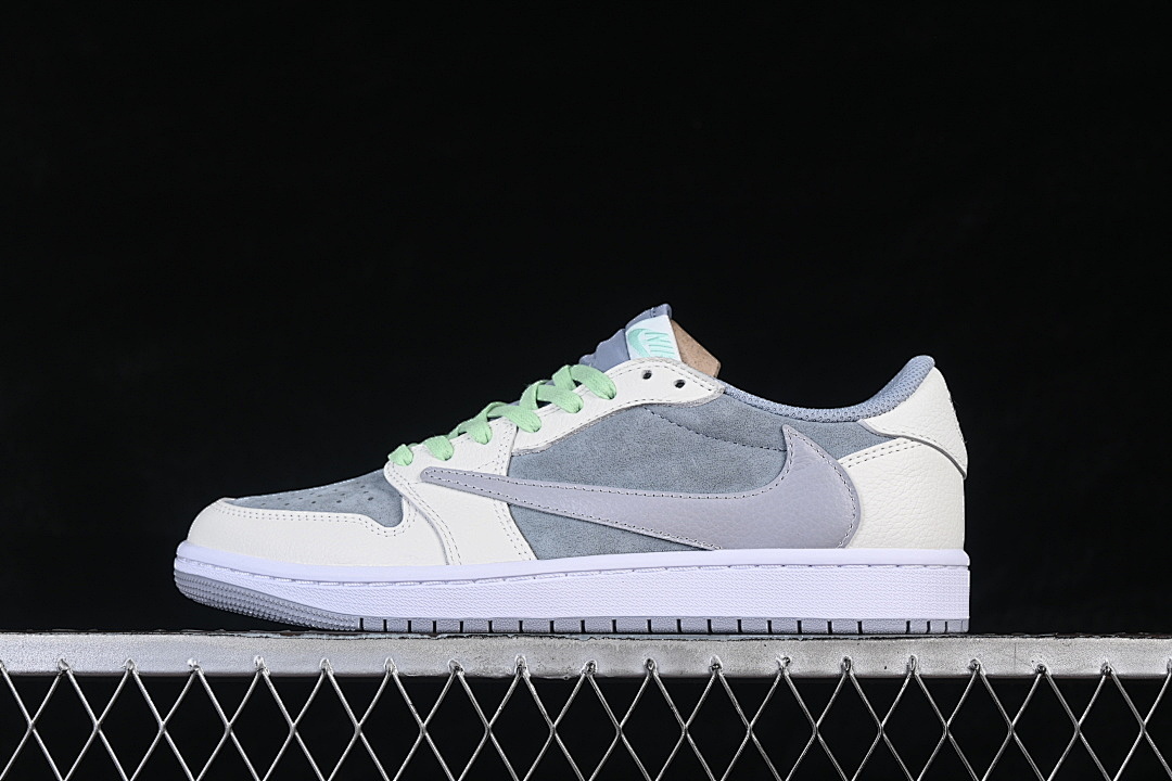 Jordan [HQ2004-400]-[JORDAN 1 LOW SE WORN BLUE/GUM LIGHT BROWN/SAIL/WHITE]-[WOMAN:36-39]-[MAN:40-47.5] - Image 2