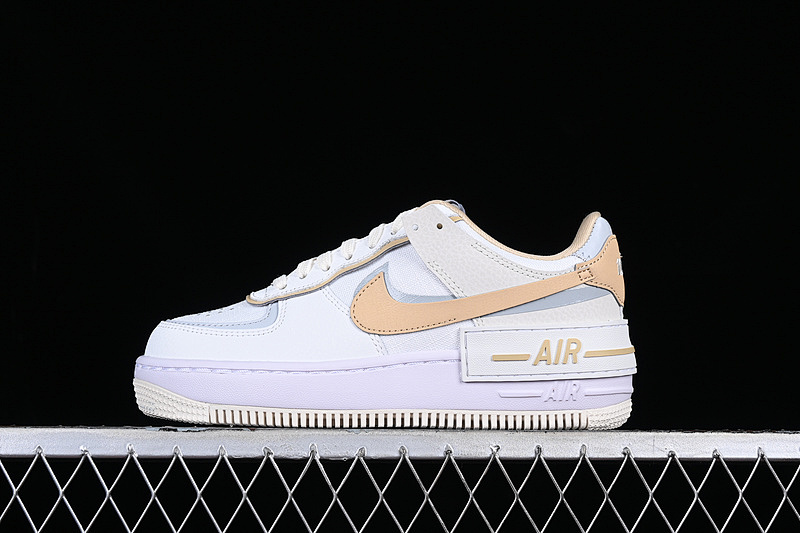 Nike Nike WMNS AIR FORCE 1 SHADOW SUMMIT WHITE/WOLF GREY/PURE PLATINUM/SESAME · DV7449-100, photo 1