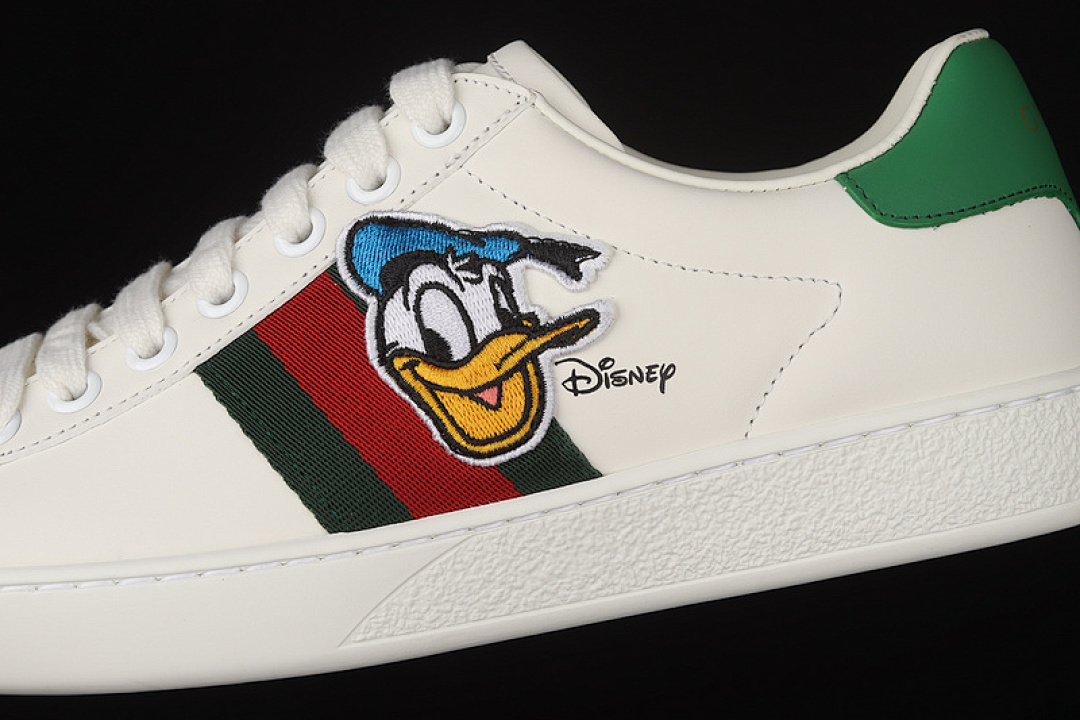 Gucci [04GGO9085]-[GU*CCI ACE EMBROIDERED SNEAKERS BLACK/GREEN/RED]-[WOMAN:35-39]-[MAN:40-44] - Image 8