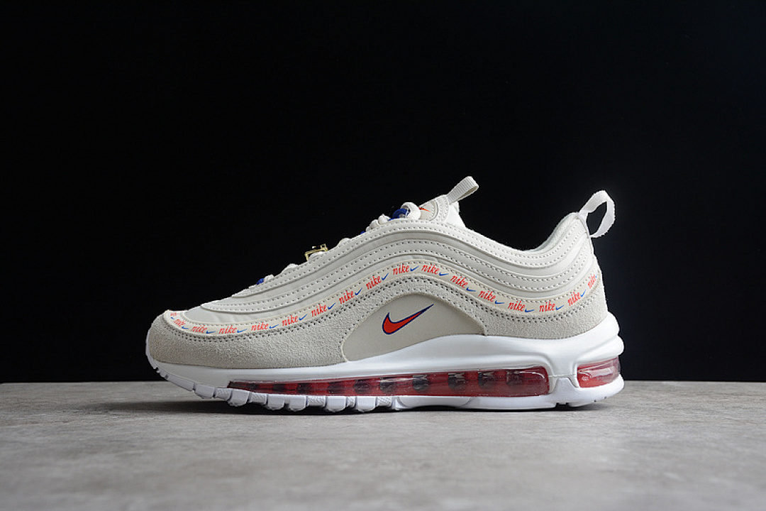 Unbranded [DC4013-001]-[AIR MAX 97 SE FIRST USE LIGHT BONE/DEEP ROYAL BLUE/UNIVERSITY RED]-[UNISEX:36-45], photo 1