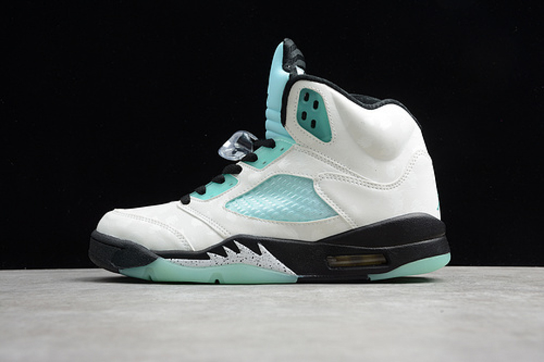 Jordan AIR Jordan 5 ISLAND GREEN WHITE/BLACK/BLUE · CN2932-100, photo 1