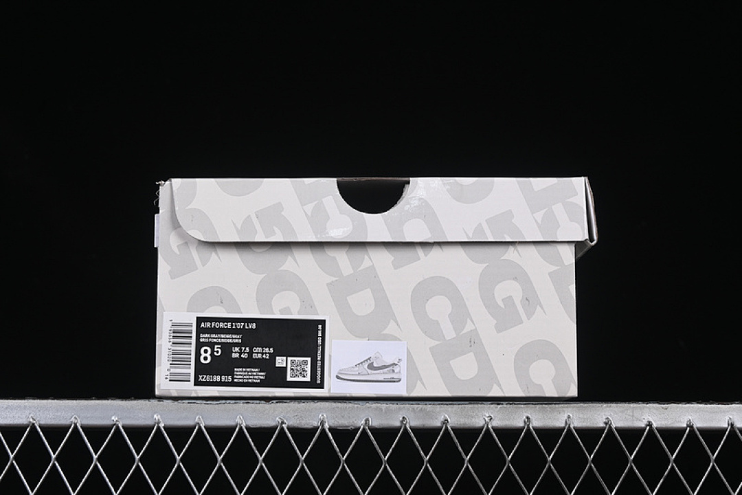 Nike [XZ6188-915]-[AIR FORCE 1 07 LOW WHITE/GREY]-[WOMAN:36-39]-[MAN:40-45] - Image 12