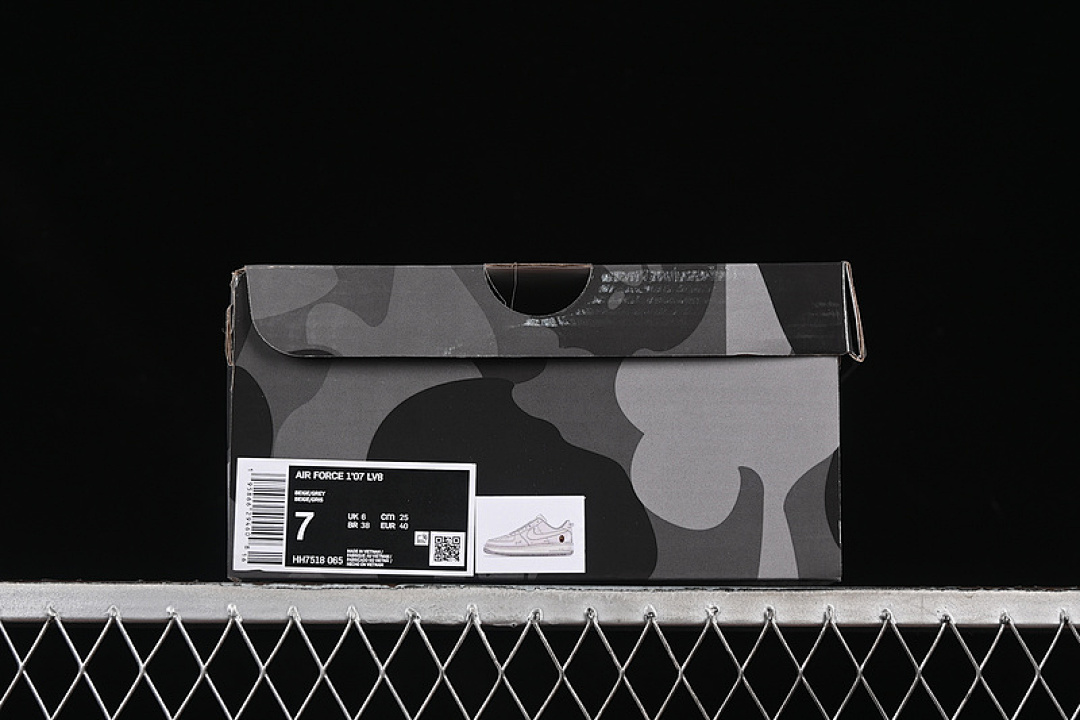 Nike [HH7518-065]-[AIR FORCE 1 07 LOW BAPE WHITE/GREY]-[WOMAN:36-39]-[MAN:40-45] - Image 12
