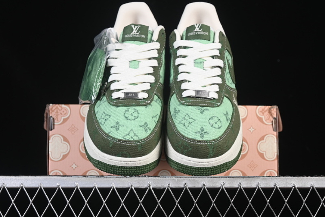 Nike [YF9511-822]-[AIR FORCE 1 07 LOW CASUAL SHOES DARK GREEN/WHITE]-[WOMAN:36-39]-[MAN:40-45] - Image 12
