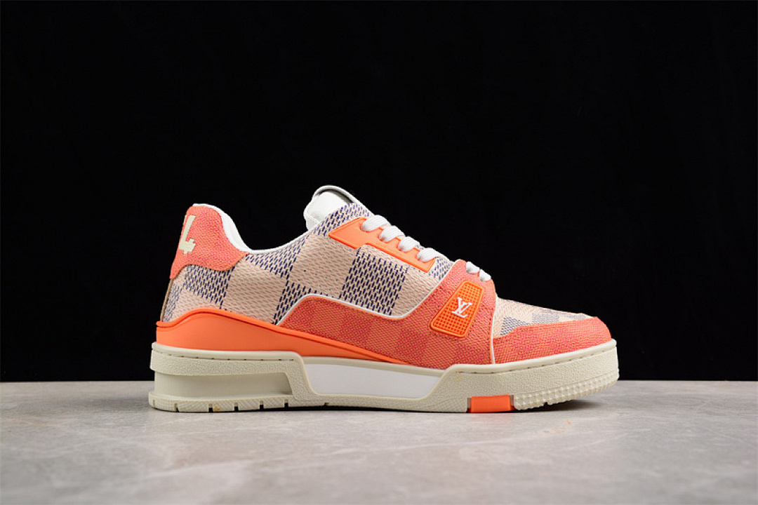 Louis Vuitton [ LOUIS VUITTON TRAINER WHITE/GREY/BROWN/ORANGE]-[MAN:38-45] - Image 12