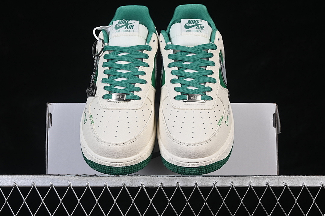 Nike [DF0188-113]-[AIR FORCE 1 07 LOW WHITE/GREEN]-[WOMAN:36-39]-[MAN:40-45] - Image 13