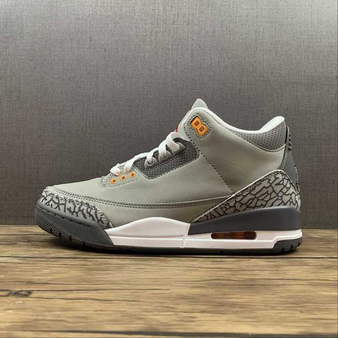 Jordan [CT8532-012]-[AIR JORDAN 3 RETRO 2021 SILVER/LIGHT GRAPHITE/ORANGE PEEL/SPORT RED]-[40-47.5], photo 1