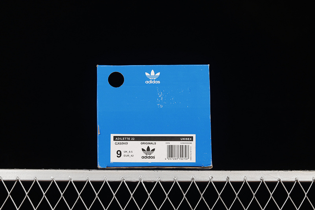 Adidas [GX6949]-[ADILETTE 22 SLIDES CORE BLACK/CORE BLACK]-[WOMAN:36-39]-[MAN:40-46] - Image 8