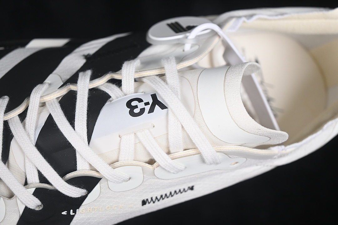 Adidas [KI6875]-[BREATHABLE LOW TOP RUNNING SHOES WHITE/BLACK]-[WOMAN:36-39]-[MAN:40-46] - Image 8