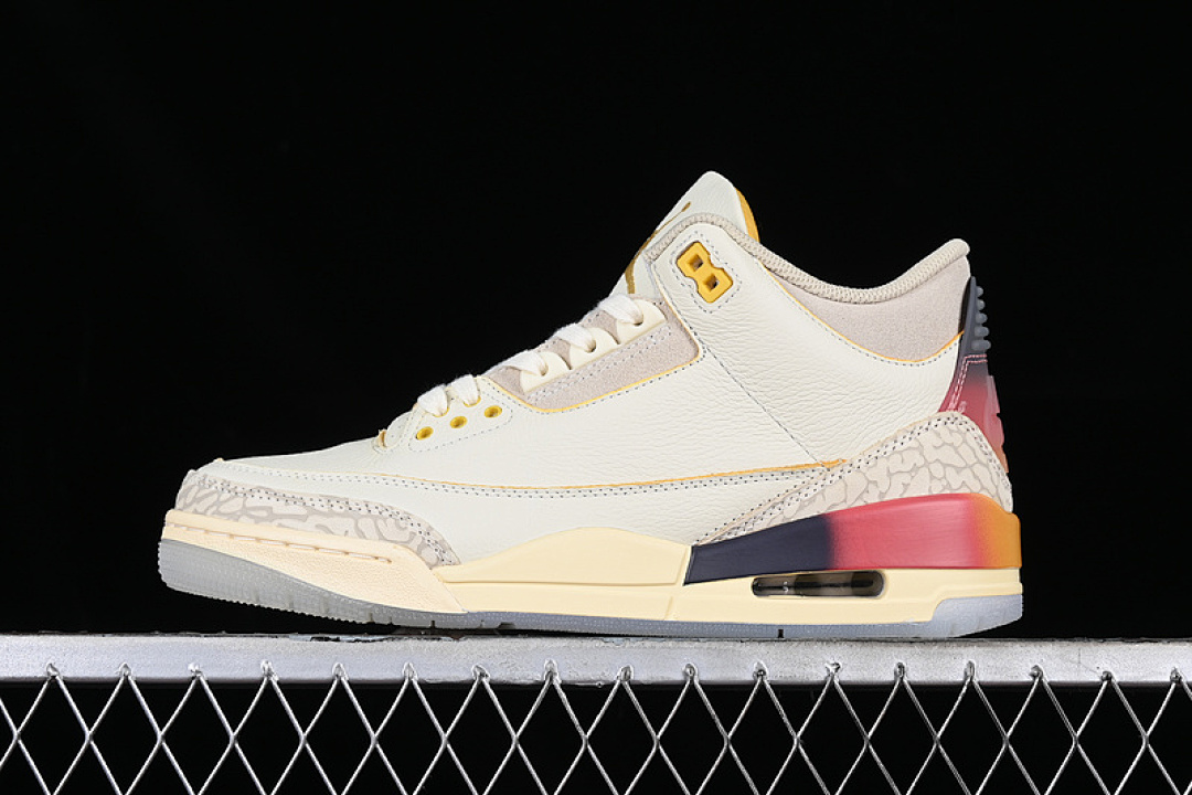 Jordan [FN0344-901]-[J.BALVIN AIR JORDAN 3 RETRO GREY/BLACK/ORANGE/BROWN]-[MAN:40-47.5], photo 1