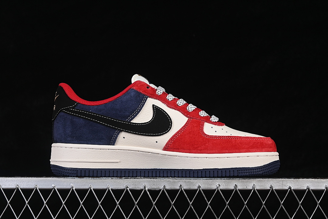Nike [FC1688-265]-[AIR FORCE 1 07 LOW CASUAL SNEAKERS WHITE/RED/BLACK]-[WOMAN:36-39]-[MAN:40-45] - Image 16