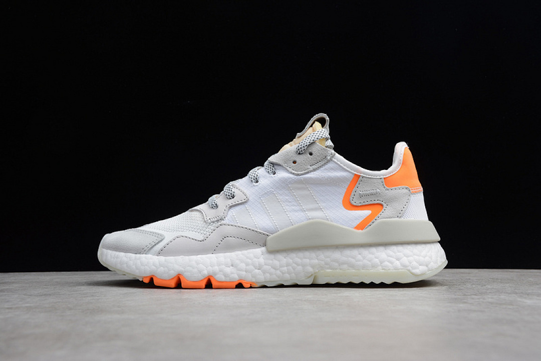 Unbranded [CG5952]-[NITE JOGGER SHOES WHITE/GRAY/ORANGE]-[MAN:40-45]-[OG00122], photo 1