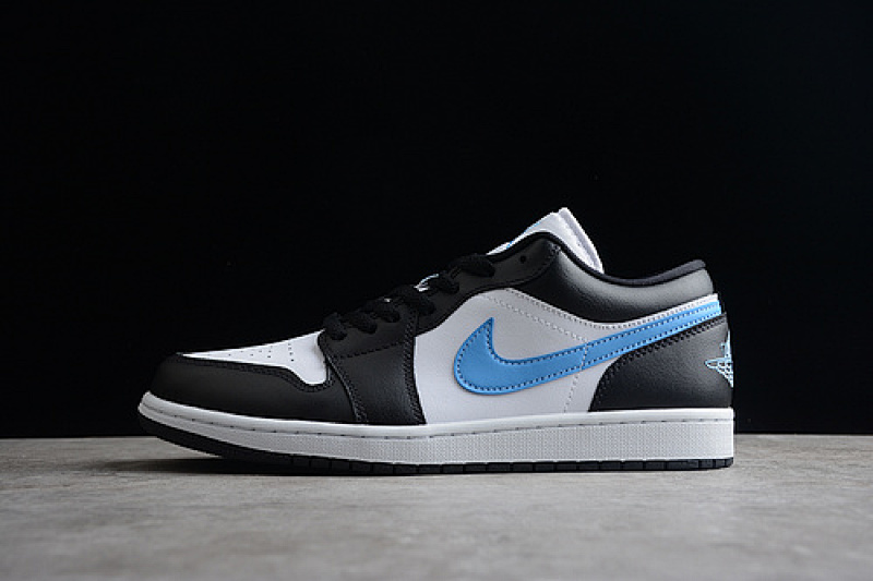 Jordan AIR Jordan 1 LOW BLACK/WHITE/BLUE · DC0774-041, photo 1