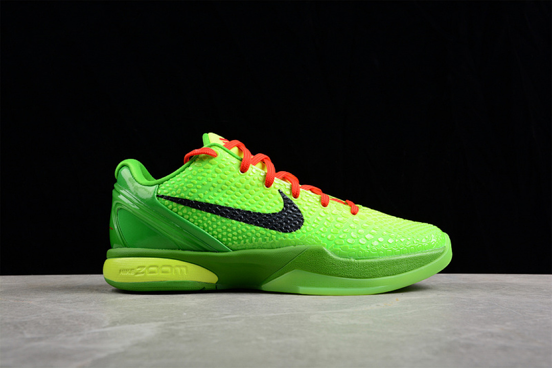 Nike [429659-701]-[ZOOM KOBE 6 GRINCH LIME GREEN/VARSITY RED-BLACK]-[MAN:41-46] - Image 15