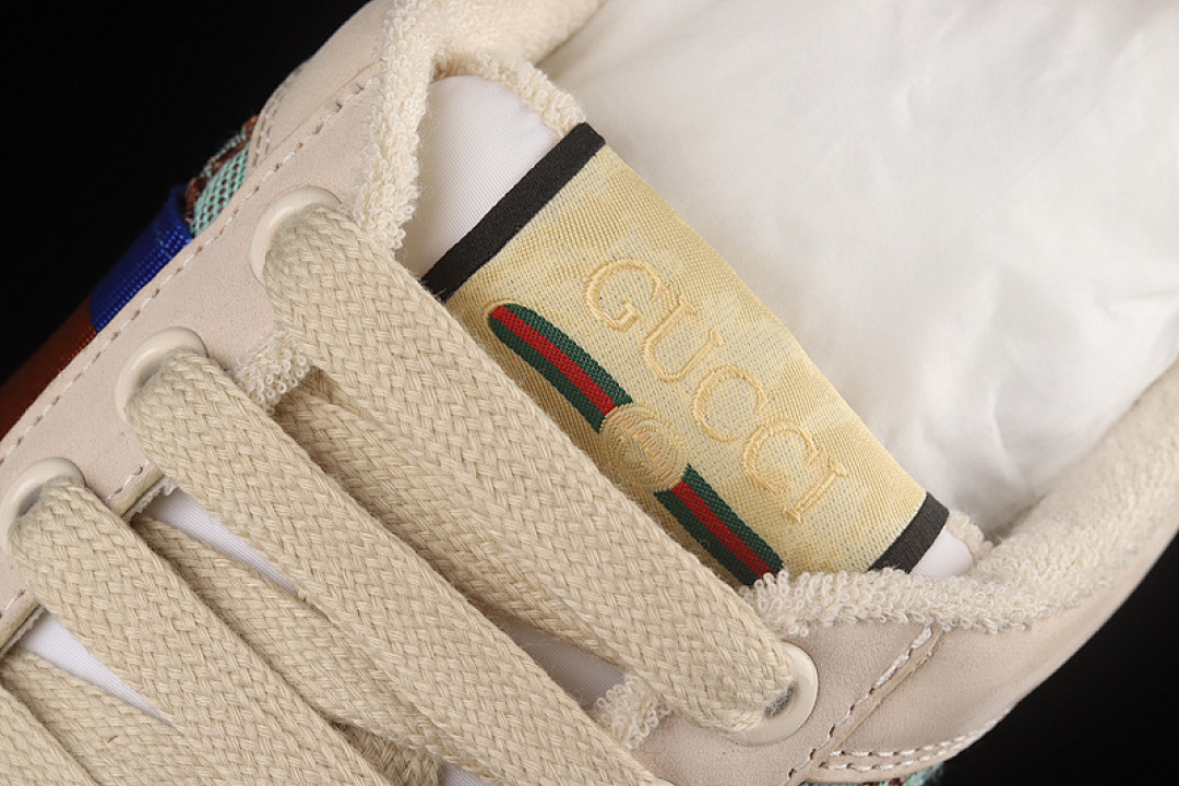Gucci [GU*CCI DISTRESSED SCREENER SNEAKERS BLUE/RED/BEIGE]-[WOMAN:35-40] - Image 10