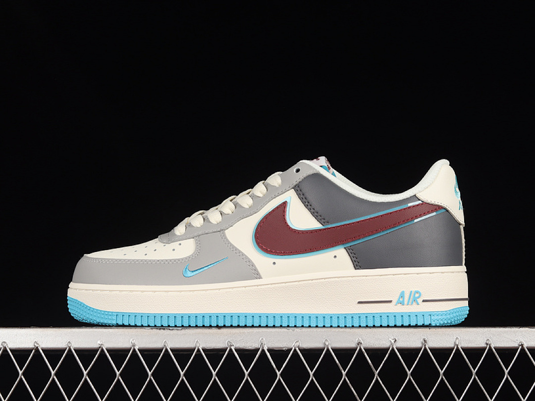 Nike Nike AIR FORCE 1 LOW 07 WHITE/GREY/RED-BLUE · LJ8822-666, photo 1