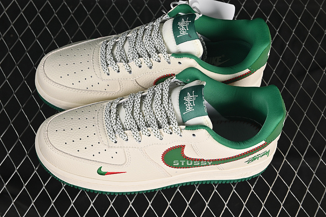 Nike [KJ1688-002]-[AIR FORCE 1 07 LOW GREY/GREEN]-[WOMAN:36-39]-[MAN:40-45] - Image 11