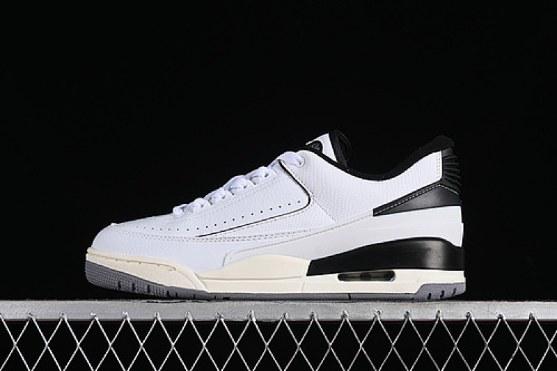 Jordan AIR Jordan 2/3 RETRO WHITE/BLACK/SAIL/CEMENT GREY · FD0383-100, photo 1