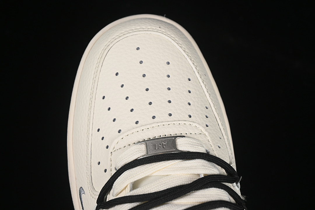 Nike [DM6868-069]-[AIR FORCE 1 07 LOW SUPREME WHITE/GREY/BLACK]-[WOMAN:36-39]-[MAN:40-45] - Image 10