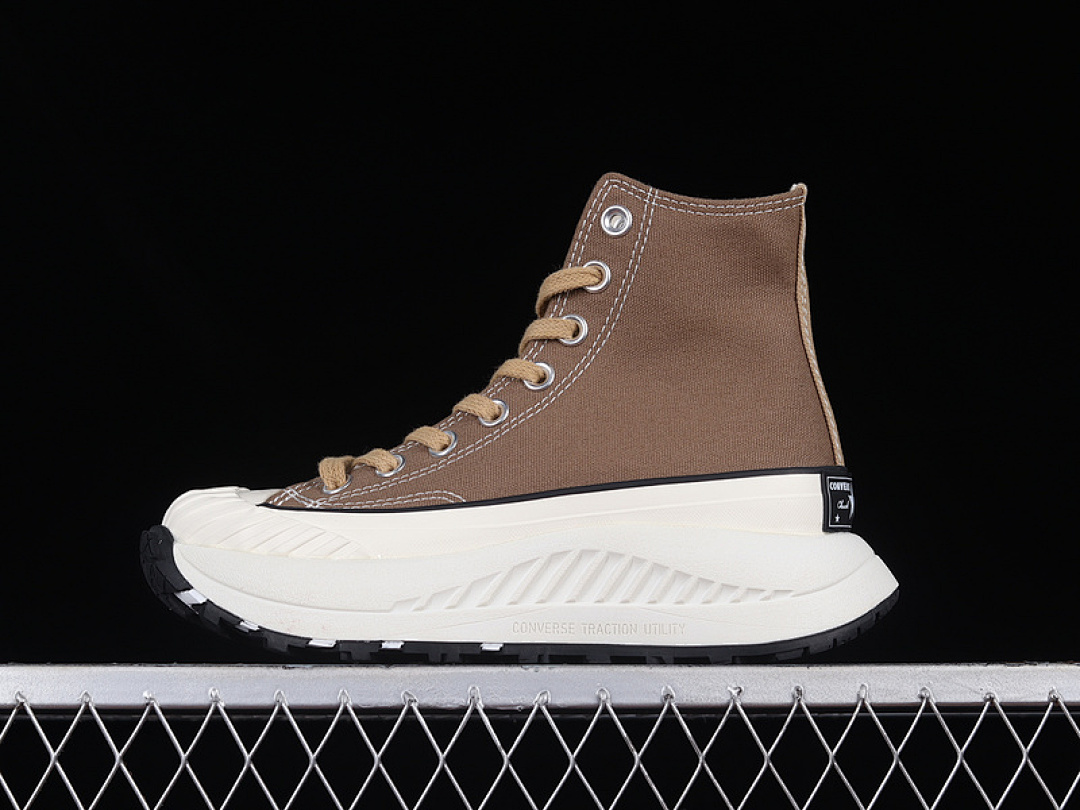 Converse [A02528C]-[CHUCK TAYLOR ALL-STAR 70S AT-CX HIGH SANDALWOOD/EGRET/BLACK]-[UNSIEX:35-44], photo 1