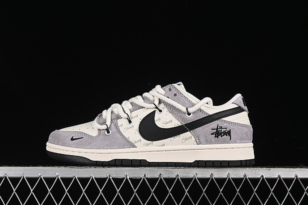 Unbranded [SJ2068-293]-[SB DUNK LOW WHITE/GREY/BLACK]-[WOMAN:36-39]-[MAN:40-45], photo 1
