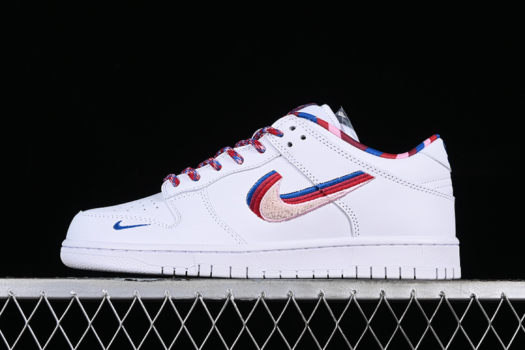 Unbranded [CN4504-100]-[PARRA X DUNK LOW OG SB QS WHITE/PINK RISE-GYM RED]-[MAN:40-47.5], photo 1