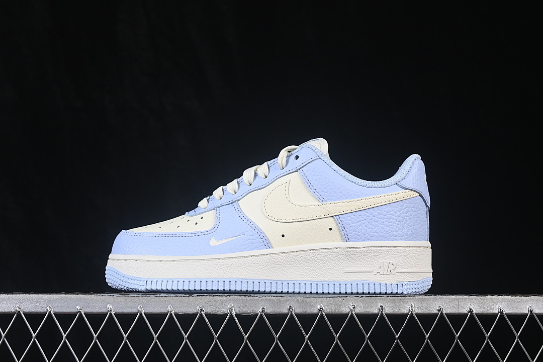 Nike [IV3222-400]-[AIR FORCE 1 07 LOW CASUAL SNEAKERS WHITE/BLUE]-[WOMAN:35.5-39.5]-[MAN:40-45] - Image 2