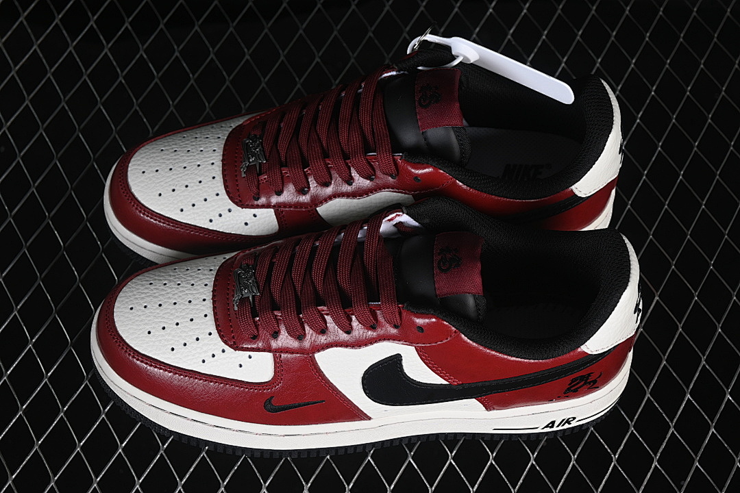 Nike [HF3148-102]-[AIR FORCE 1 07 LOW WHITE/RED/BLACK]-[WOMAN:36-39]-[MAN:40-45] - Image 11