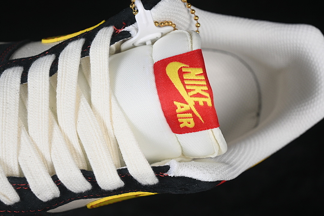 Nike [XD0028-002]-[AIR FORCE 1 07 LOW WHITE/BLACK/RED/YELLOW]-[WOMAN:36-39]-[MAN:40-45] - Image 9