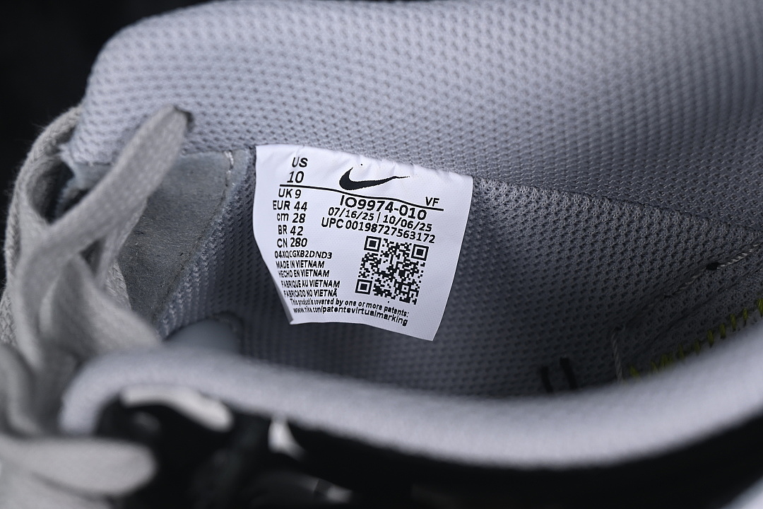 Unbranded [IO9974-010]-[AIR FORCE 1 LOW BLACK/LIGHT SMOKE GREY/WHITE]-[MAN:40-48.5] - Image 6