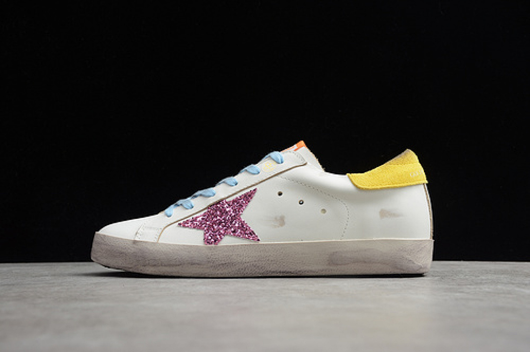 Golden Goose [G32WS590-B51]-[GOIDEN*GOOSE WHITE/PINK/YELLOW-BLUE]-[WOMAN:35-39], photo 1