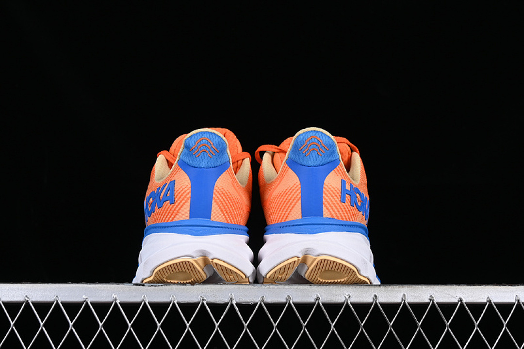 On Running [1132210 VOIM]-[HOKA CLIFTON 9 WIDE WHITE/BLUE/ORANGE]-[MAN:39-45] - Image 14