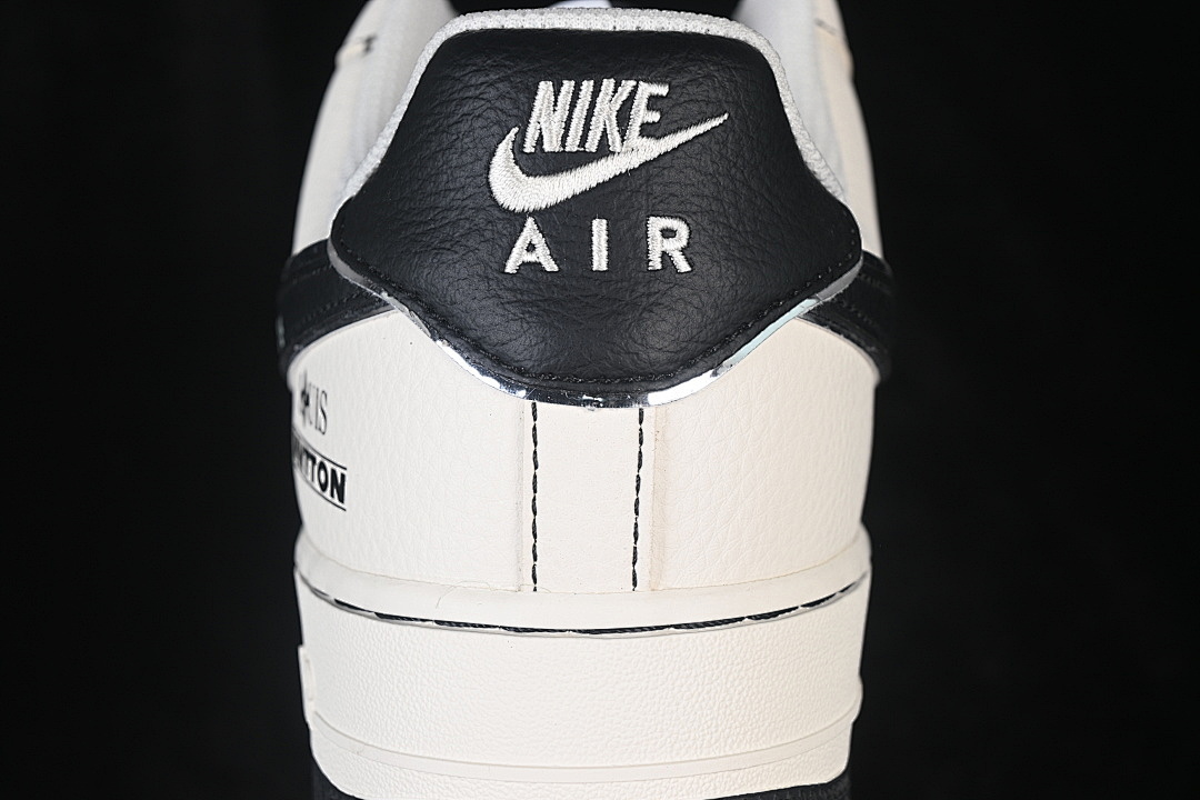 Nike [DD1982-345]-[AIR FORCE 1 07 LOW CASUAL SNEAKERS WHITE/BLACK/WHITE]-[WOMAN:36-39.5]-[MAN:40-45] - Image 7