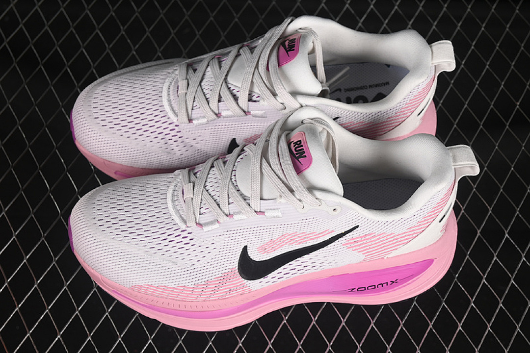 Nike [HM6804-105]-[AIR ZOOM VOMERO 18 SUMMIT WHITE/ELEMENTAL PINK/RED PLUM/BLACK]-[UNISEX:36-46] - Image 11