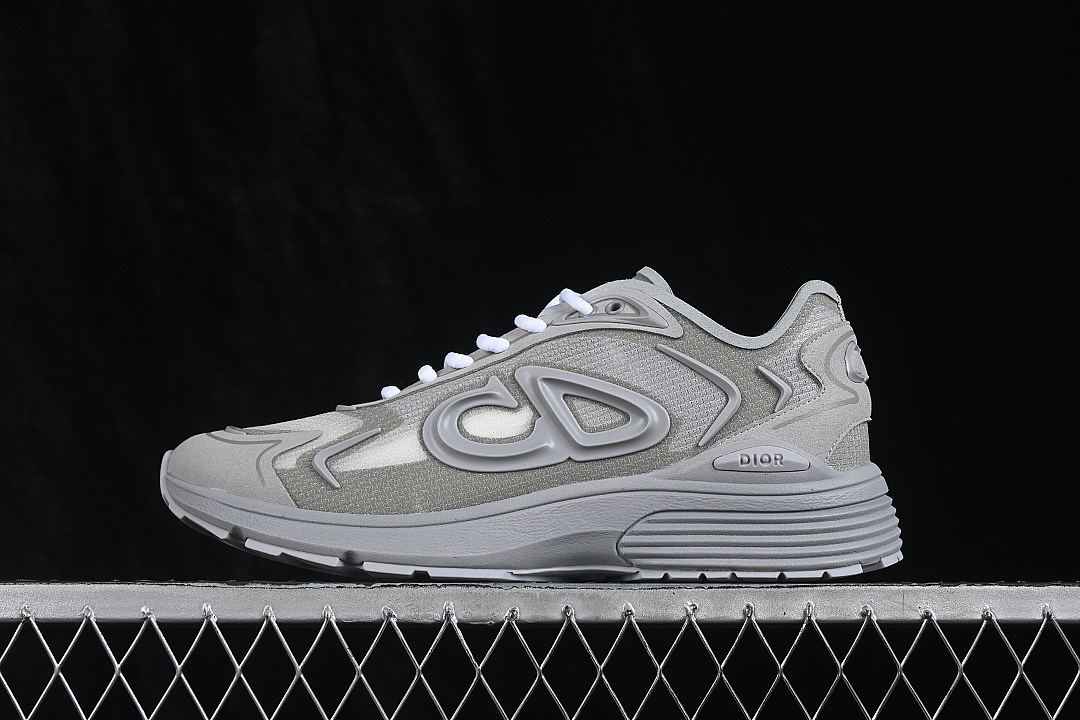 Dior [3SN342ABFH898]-[LOW-TOP CASUAL SHOES GREY/WHITE/GREY]-[WOMAN:38-39]-[MAN:40-47] - Image 2