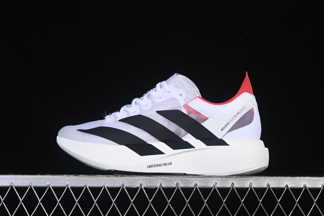 Adidas [IH5569]-[ADIZERO EVO 1 WHITE/BLACK/RED]-[MAN:40-46] - Image 2