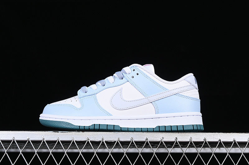 Nike SB DUNK LOW WHITE/BLUE · FD9911-101, photo 1