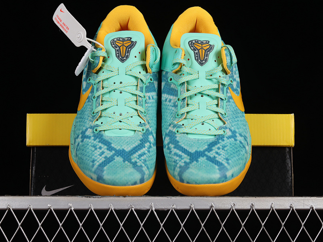 Nike [555035-304]-[KOBE 8 GREEN GLOW/LASER ORANGE-MINERAL TEAL]-[MAN:39-46] - Image 12